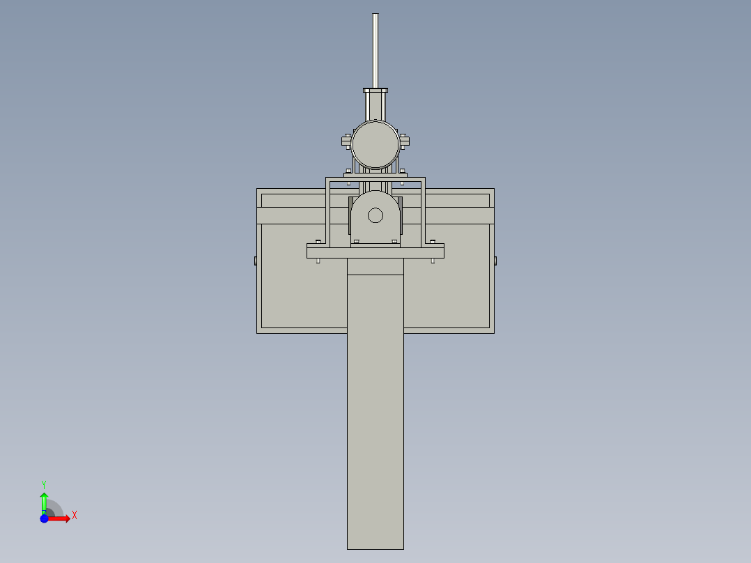 太阳能板清洁机构设计--636047--1500前视图