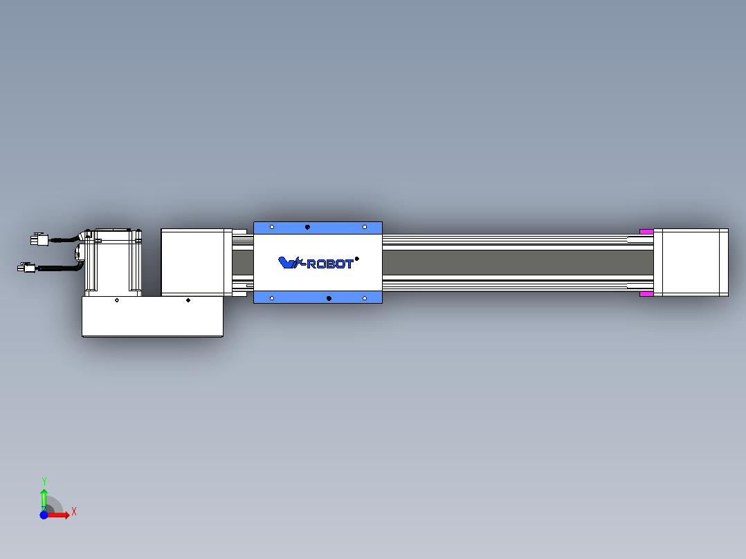威洛博LB.GB同步带传动--欧规系列GB8-L96-S350-BL-P75前视图