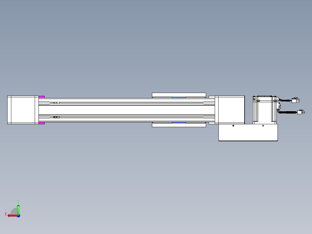 威洛博LB.GB同步带传动--欧规系列GB8-L96-S350-BL-P75后视图