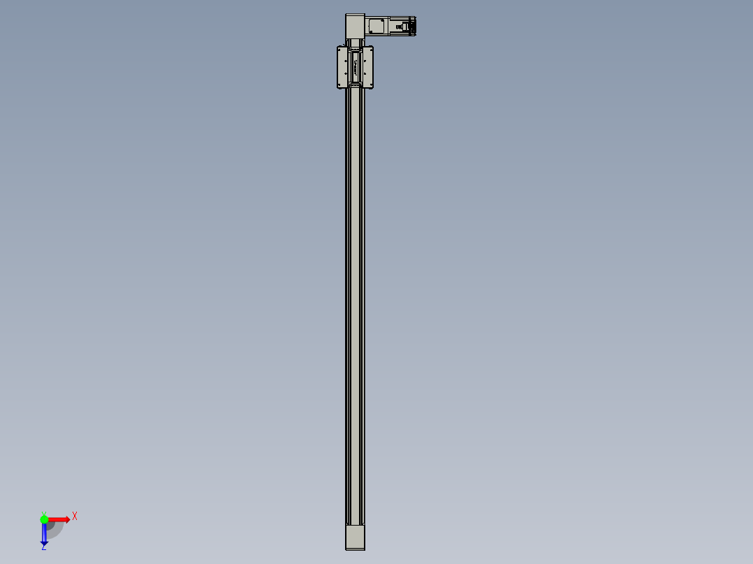 威洛博直线电机模组EB6-L140-S1350-R-P40-MS3俯视图
