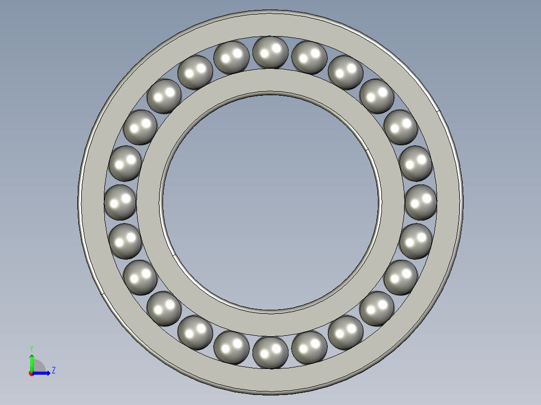 深沟球轴承6224左视图