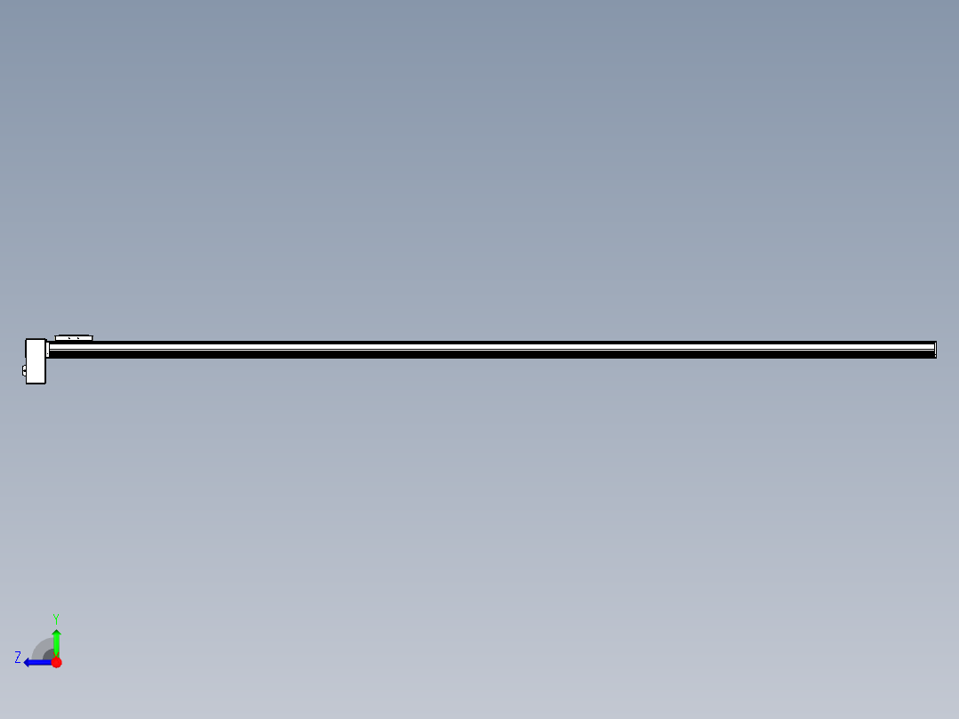 同步带全封闭直线模组TPA-HCB-105D-90-L2750-RP-Y-P20-N3右视图