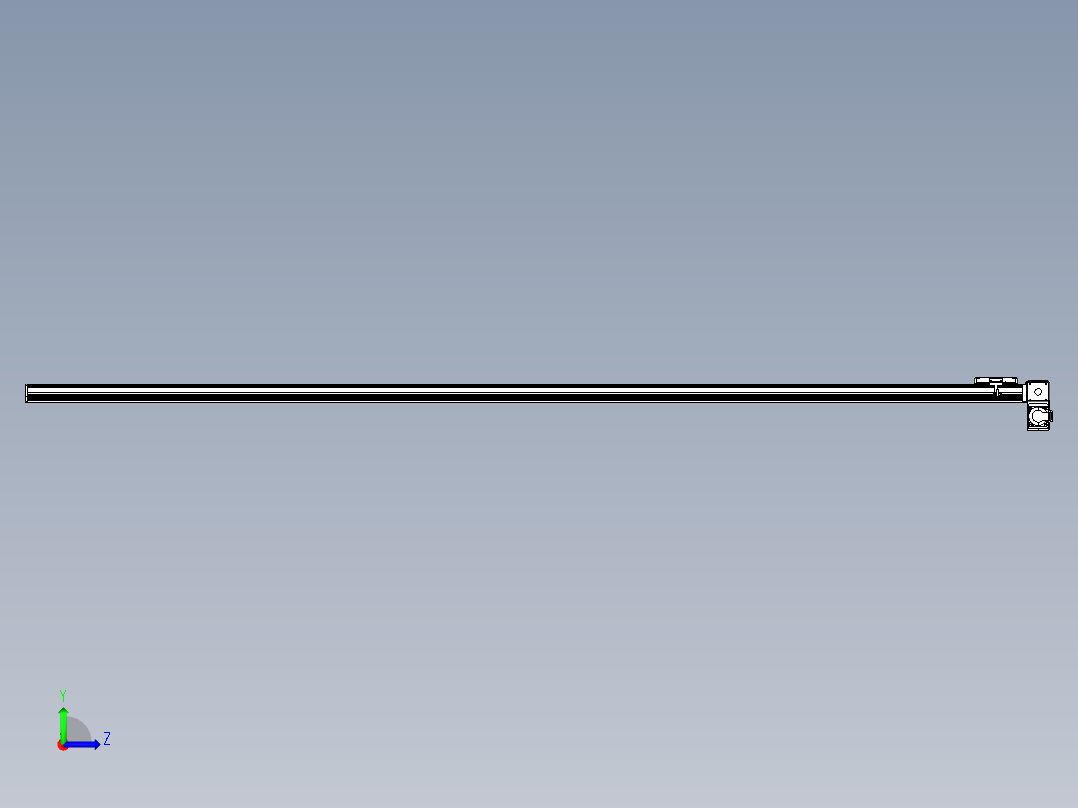 同步带全封闭直线模组TPA-HCB-105D-90-L2800-RP-Y-P20-N3左视图