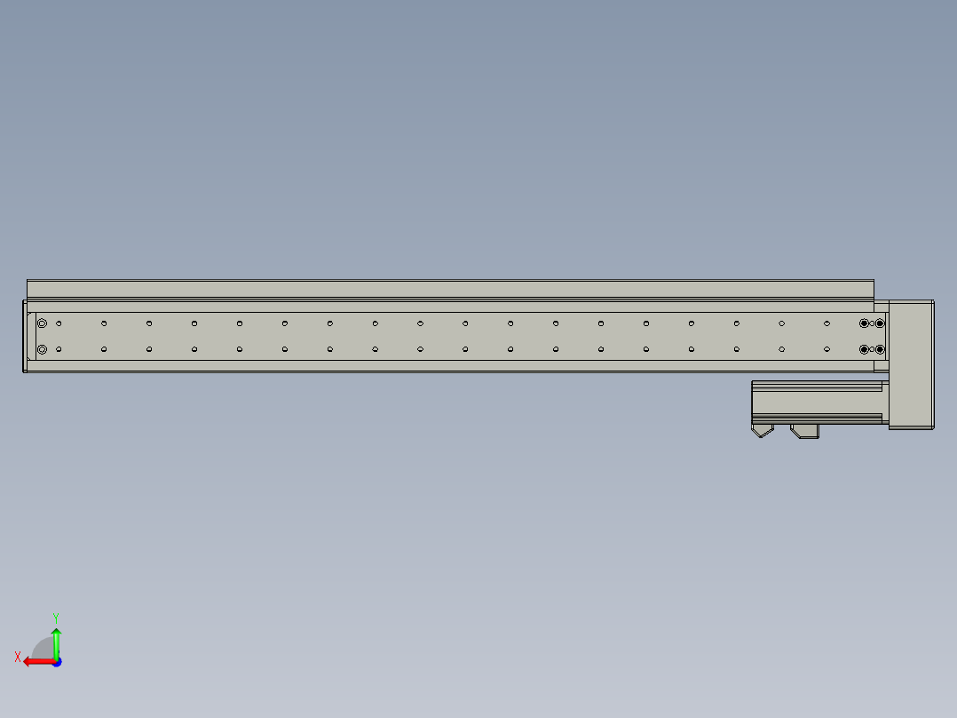 VF丝杆传动-一般环境VT6-S600-BL后视图