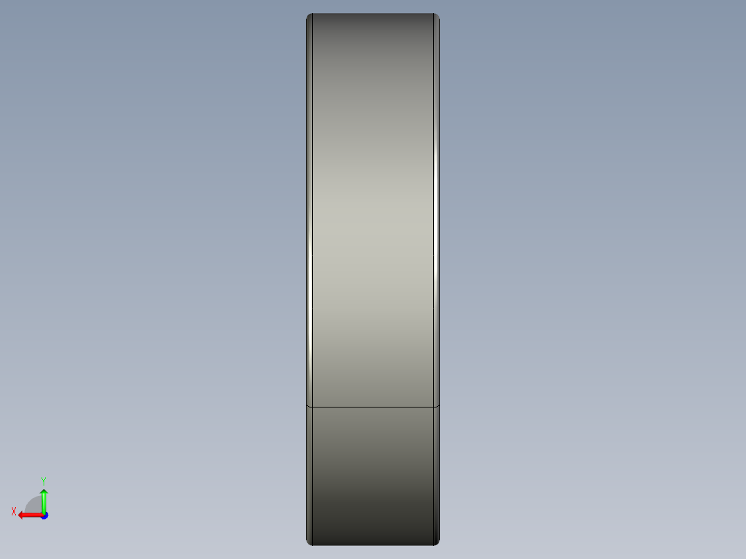 深沟球轴承16001后视图