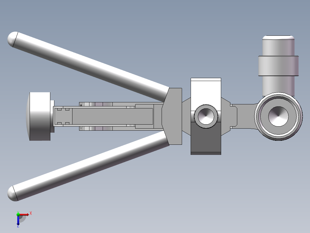 巴雷特狙击枪俯视图