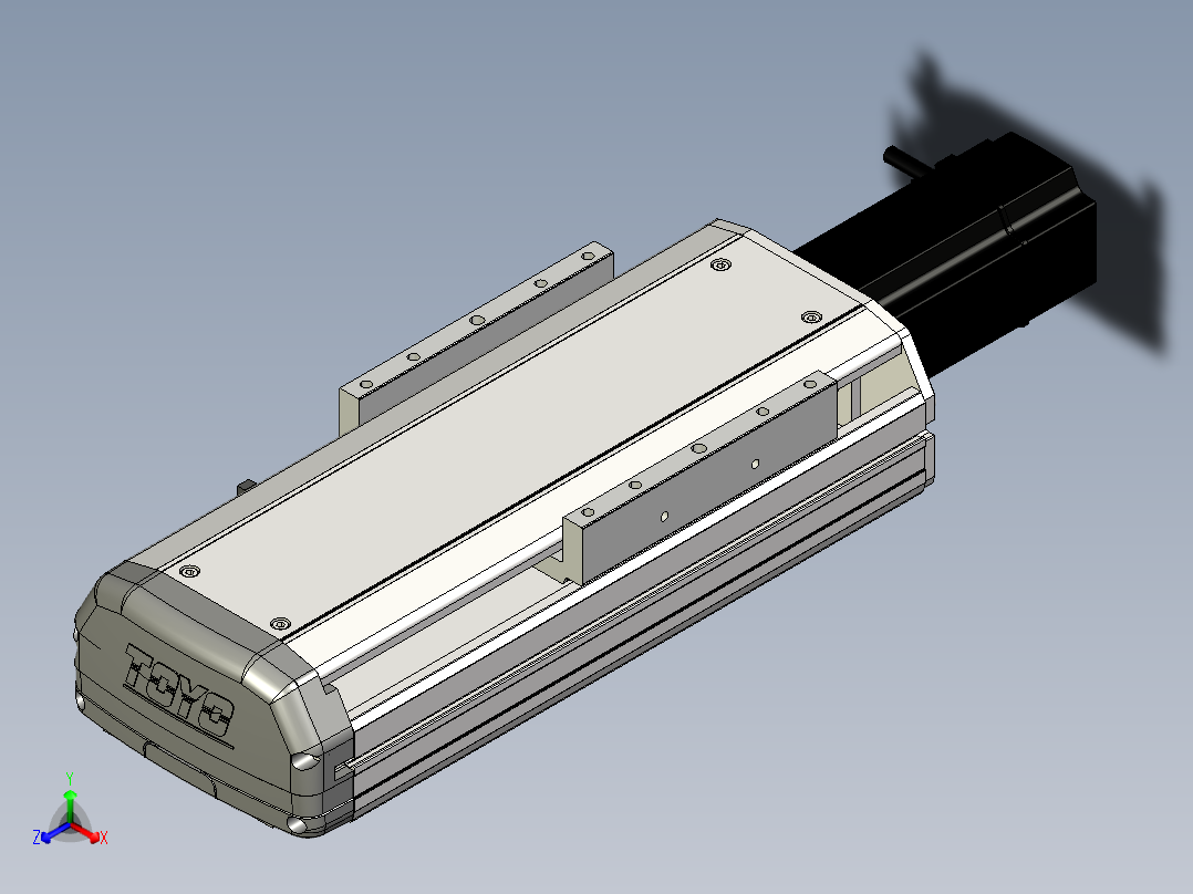 Toyo东佑达直线模组-ETH14-100-BC-200W+煞車主视图