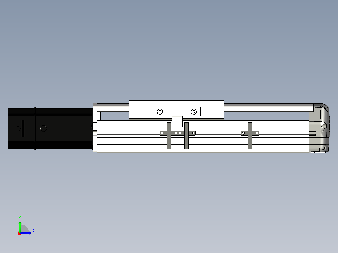 Toyo东佑达直线模组-ETH14-100-BC-200W+煞車左视图