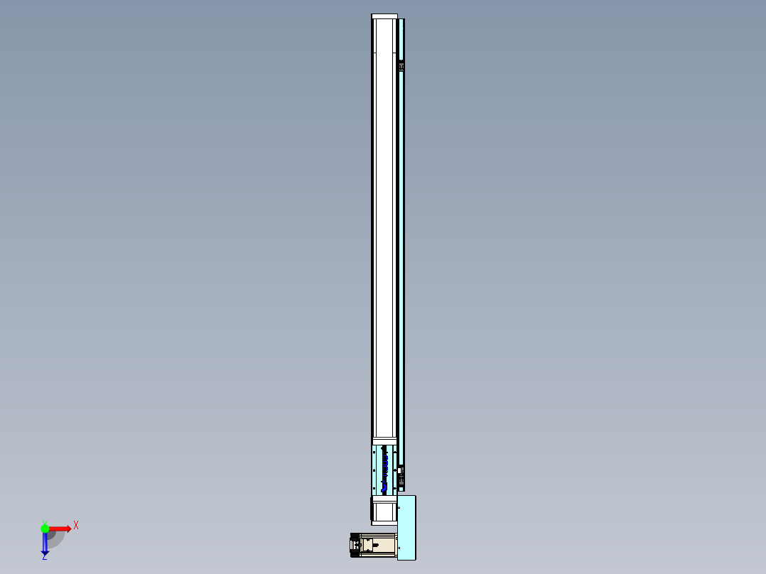 欧规系列-LB6A-L65-S1000-BL-ZP40-C3俯视图