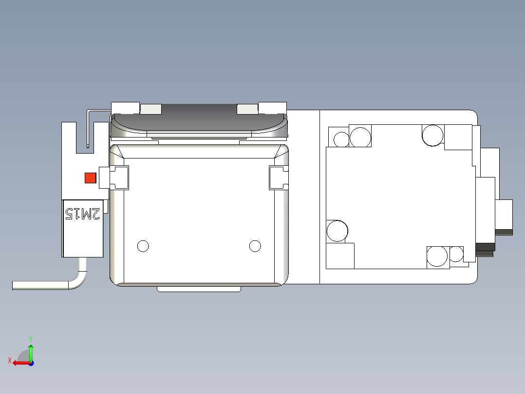 Toyo东佑达直线模组-ETH5M-BR-750-M10B后视图
