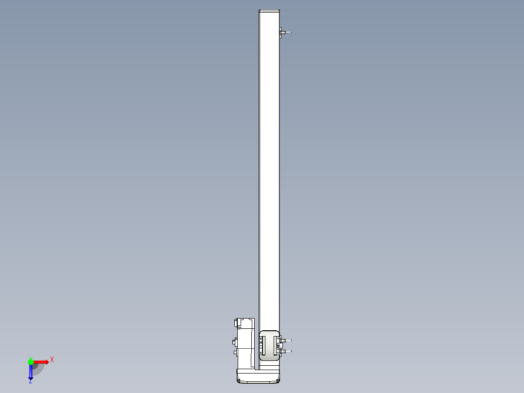 Toyo东佑达直线模组-ETH5M-BR-750-M10B俯视图