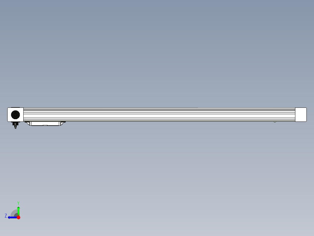 Toyo东佑达直线模组-M65M-X78-1000-L-M40-C4右视图