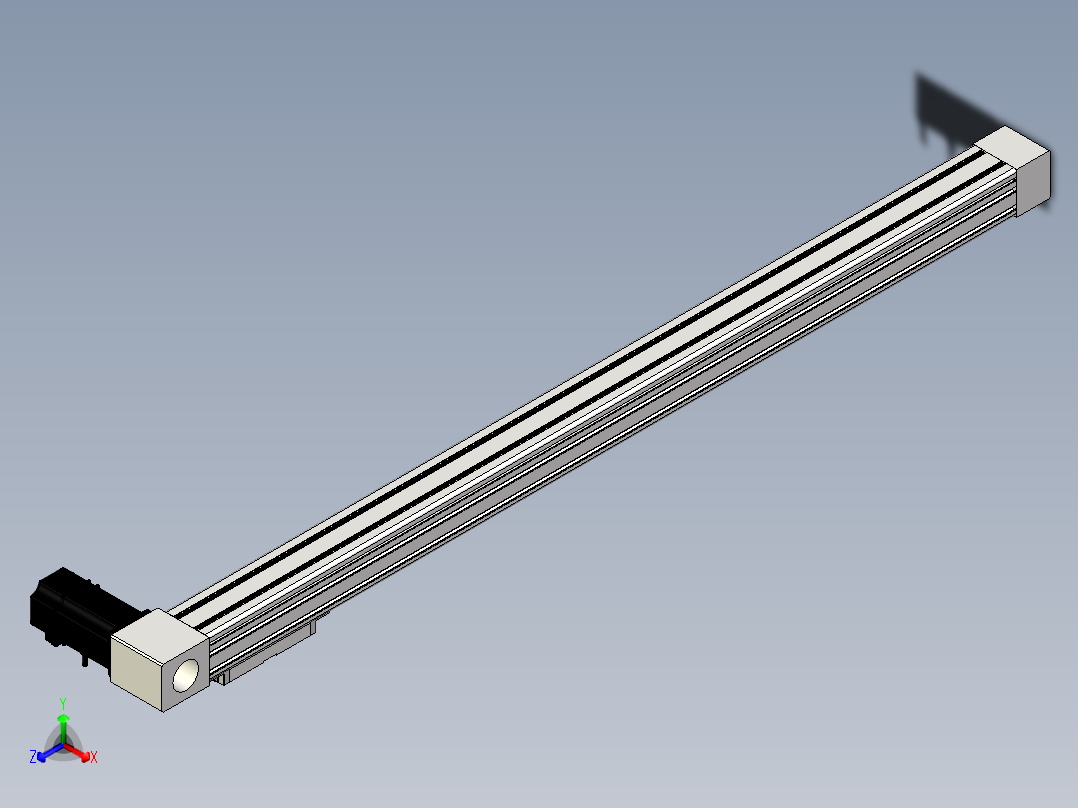 Toyo东佑达直线模组-M65M-X78-1000-L-M40-C4正等轴测图