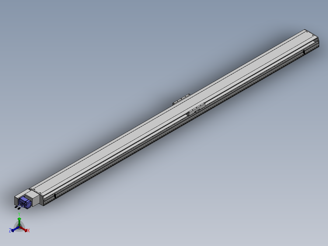 精密模组MT220-L150-3500-L-M75-C4正等轴测图