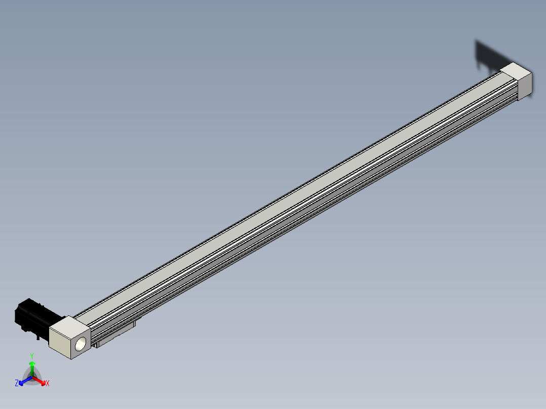 Toyo东佑达直线模组-M65M-X78-1300-L-M40-C4主视图