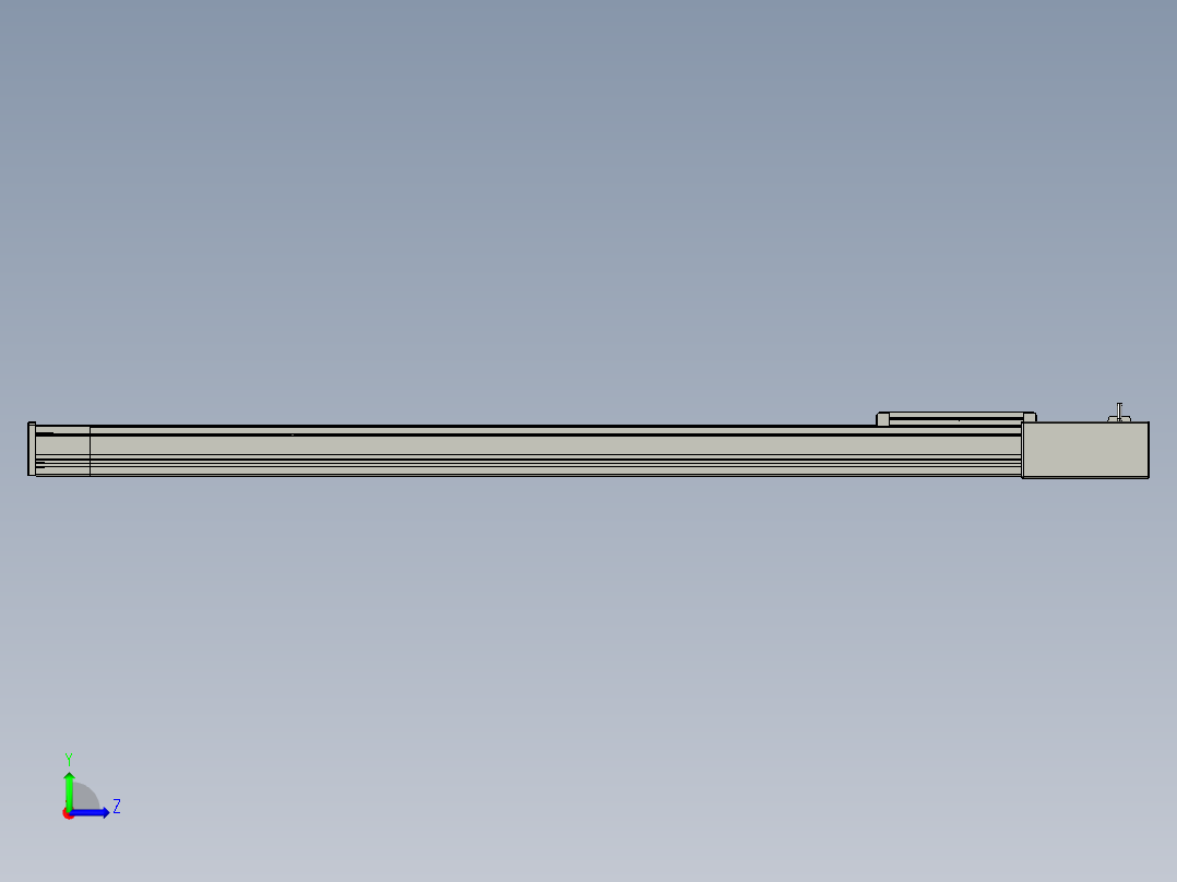 欧规系列-LB8-L75-S1250-BR-ZP75-C3左视图