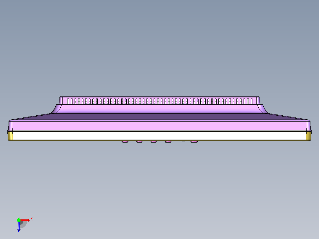 电脑屏幕俯视图