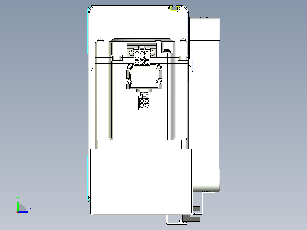 威洛博VBC同步带传动一无尘环境VBC17-L45-S550-BL-ZP75-C3左视图