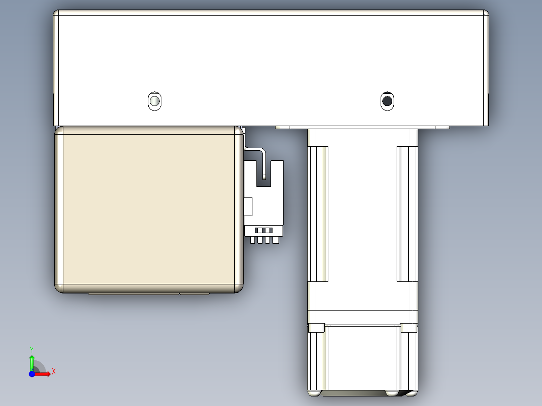 同步带全封闭直线模组TPA-HCB-65S-90-L900-MR-C-P10-N3前视图