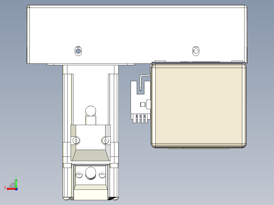 同步带全封闭直线模组TPA-HCB-65S-90-L900-MR-C-P10-N3后视图