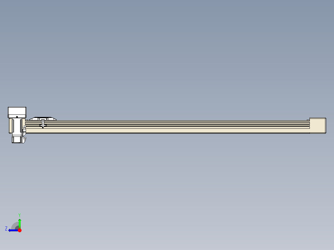 同步带全封闭直线模组TPA-HCB-65S-90-L900-MR-C-P10-N3右视图