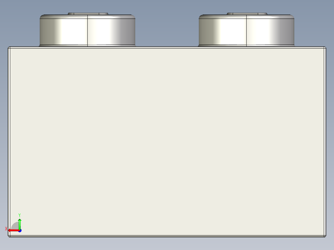 乐高套装 4421基本积木-4211387 - 3003 Medium Stone Grey Brick 2 x 2.STEP后视图