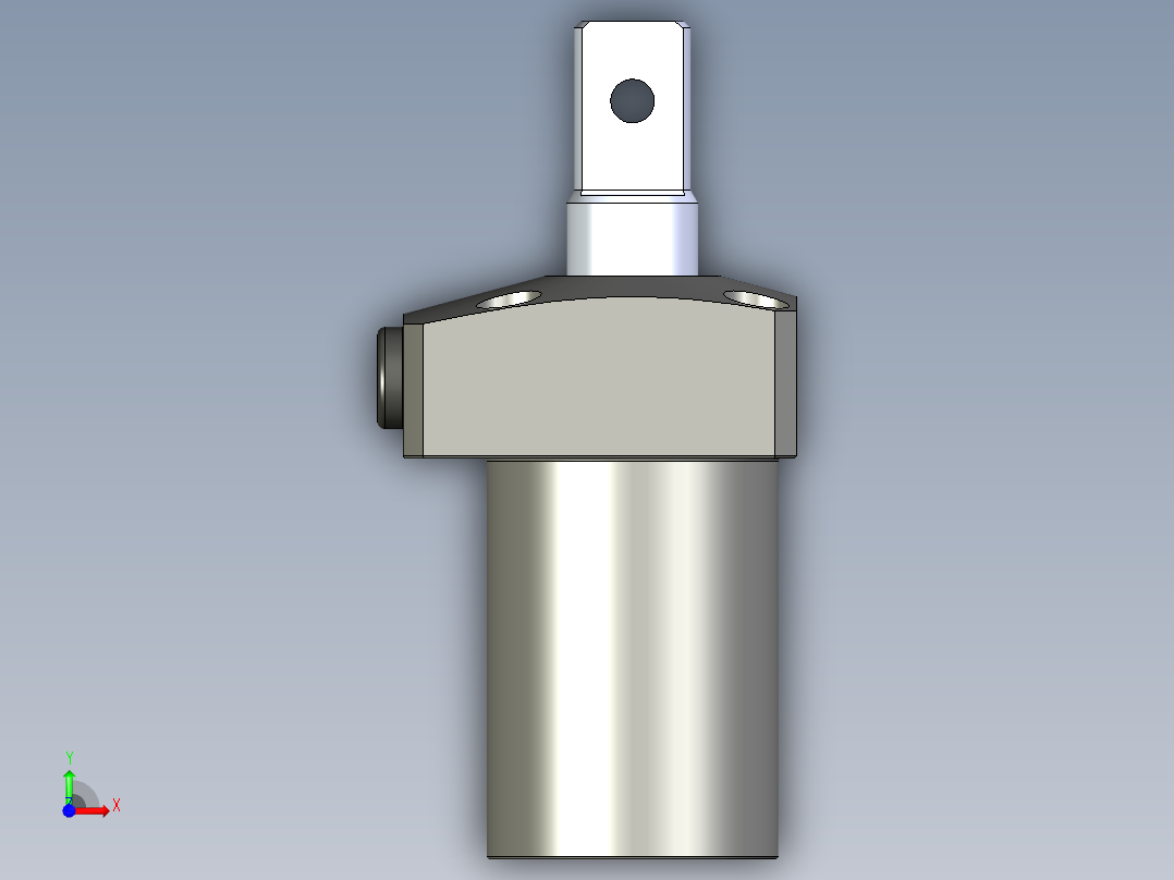 KOSMEKLHS0400-Cx-P多系列多零件图纸模型前视图