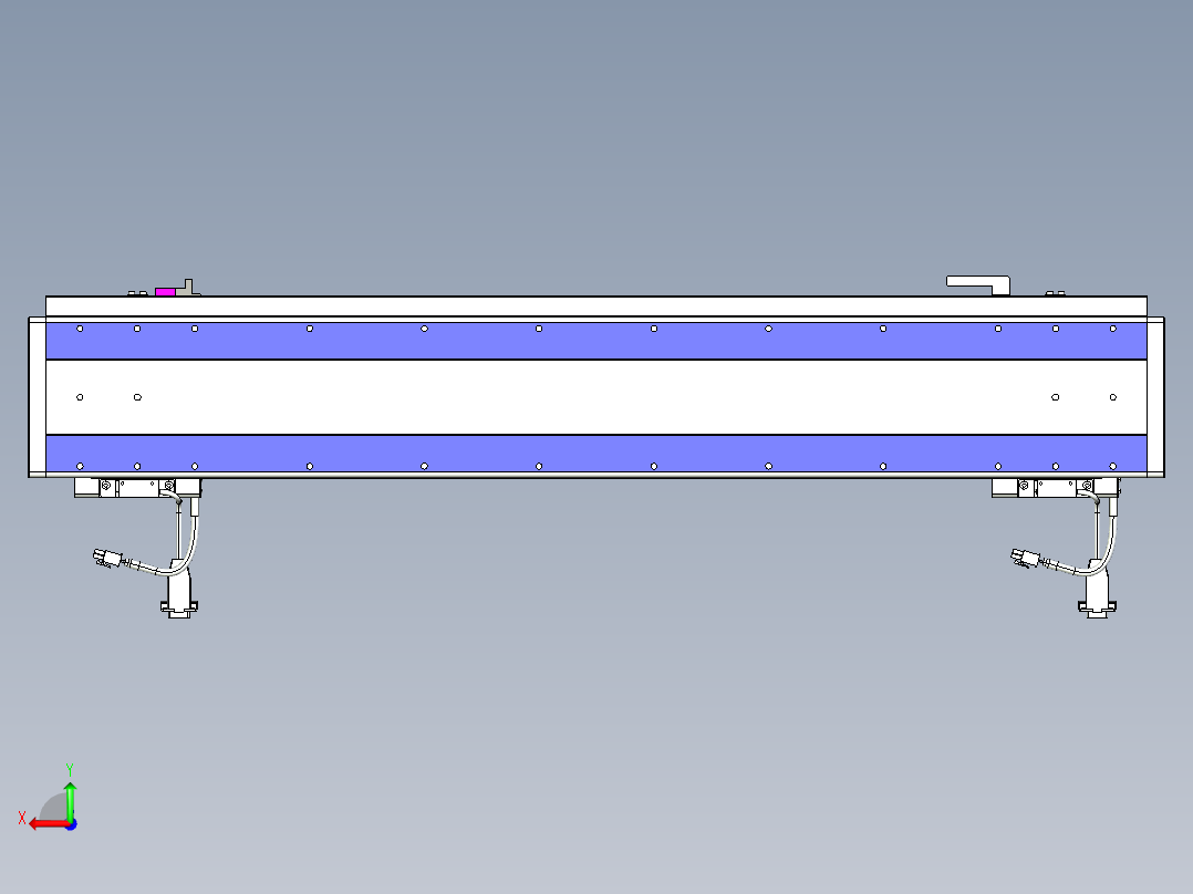 威洛博VL系列直线电机模组-2VL14S1-S650后视图