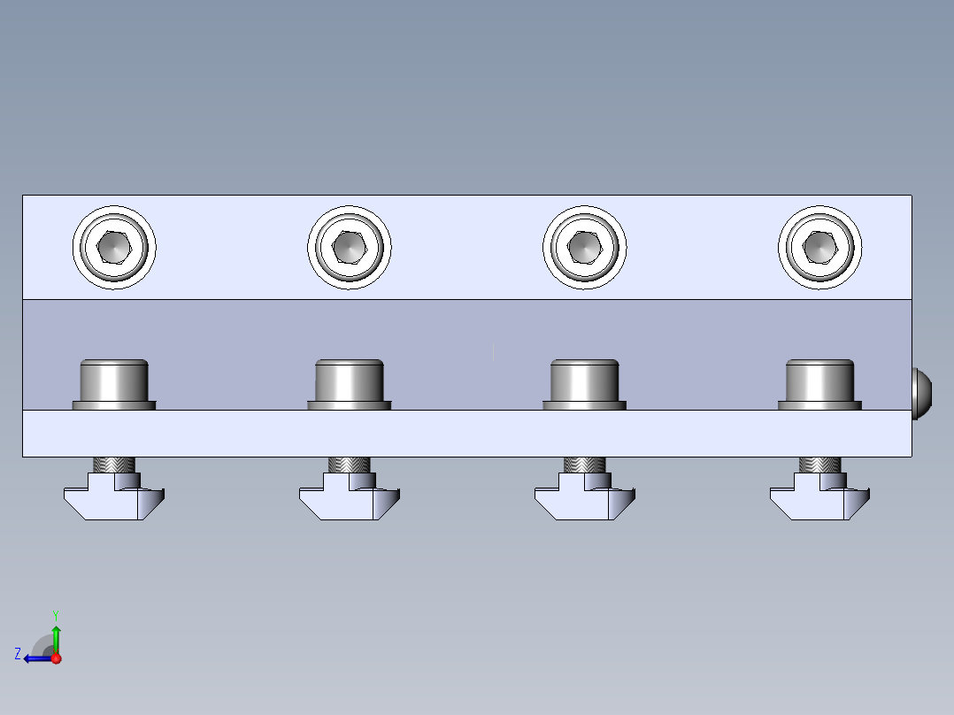 铝型材及其附件3.31.50.45.180.M5.ST前视图