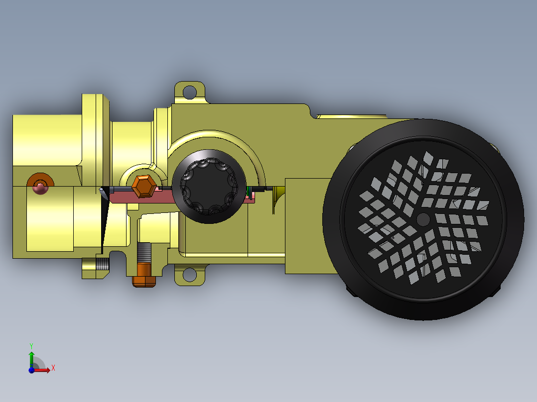 隔膜计量泵前视图