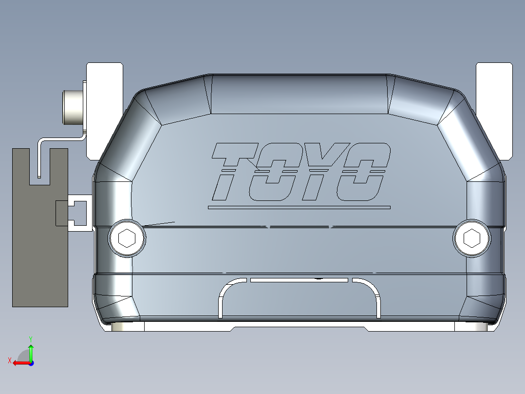 Toyo东佑达直线模组-ETH10-250-BC-100W后视图