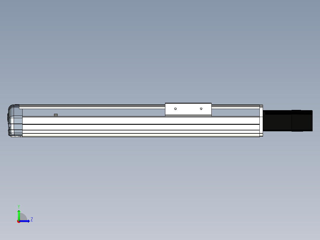 Toyo东佑达直线模组-ETH10-250-BC-100W左视图
