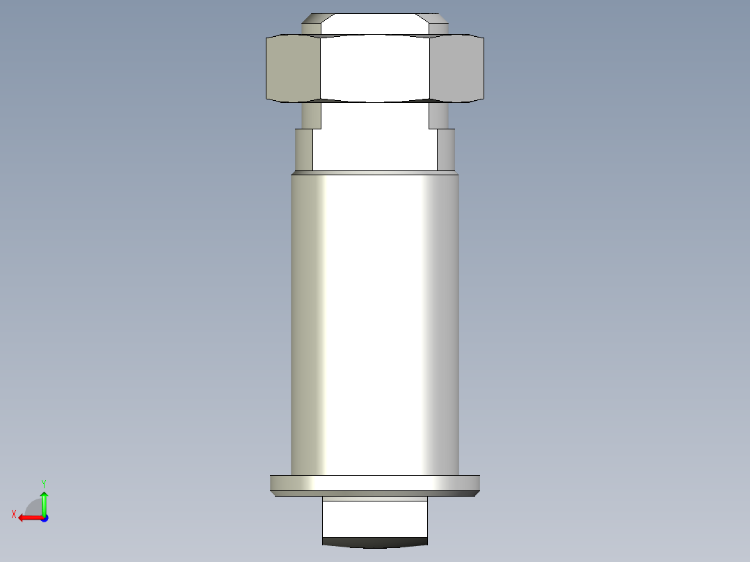 管道手动球阀-水管开关阀-手动阀门395_07_E_1_bolt后视图