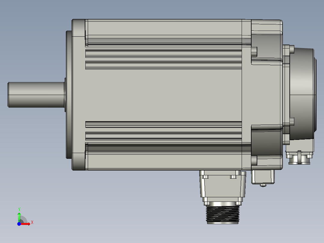 电机MS6G-130CN15EZ2-42P3前视图