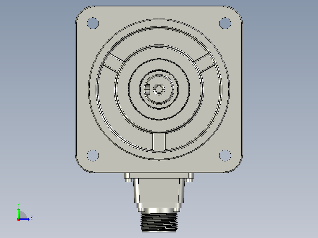 电机MS6G-130CN15EZ2-42P3左视图