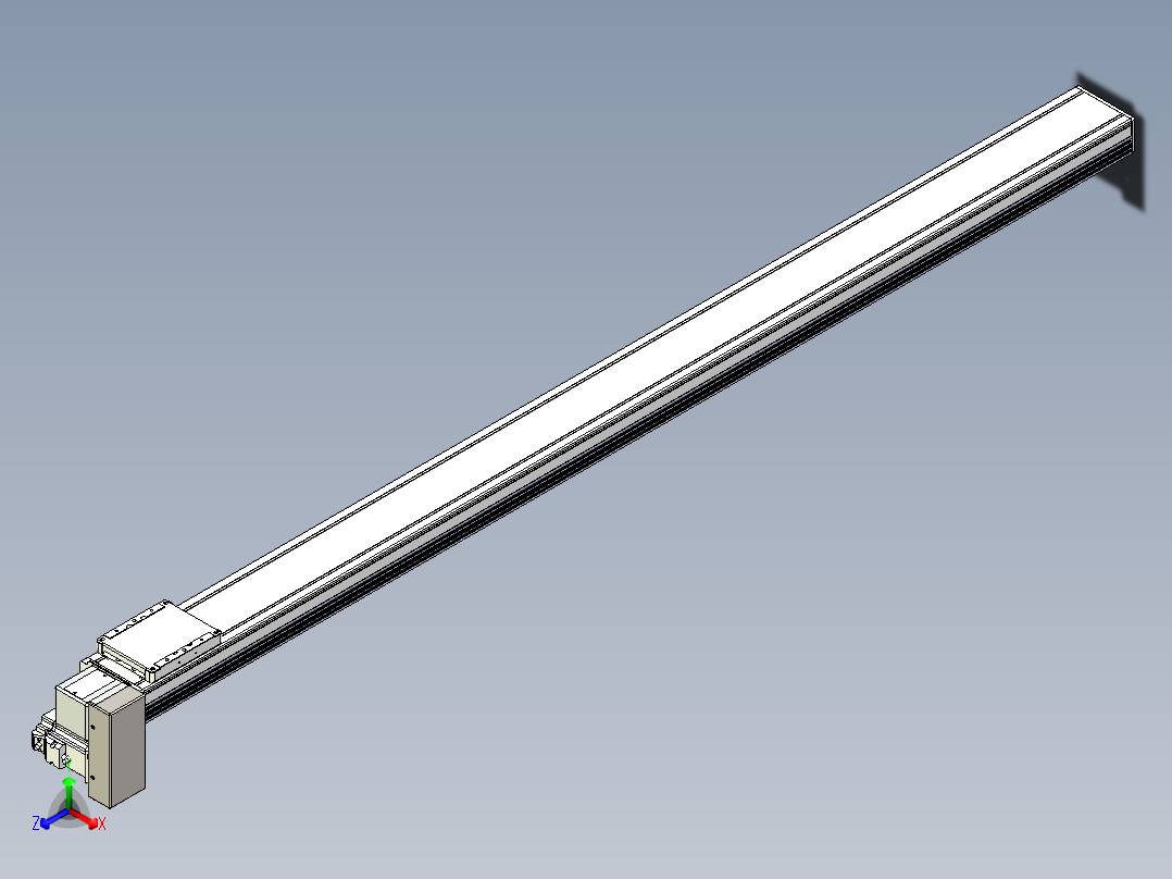 同步带全封闭直线模组TPA-HCB-105D-90-L1600-RP-C-P20-N3主视图