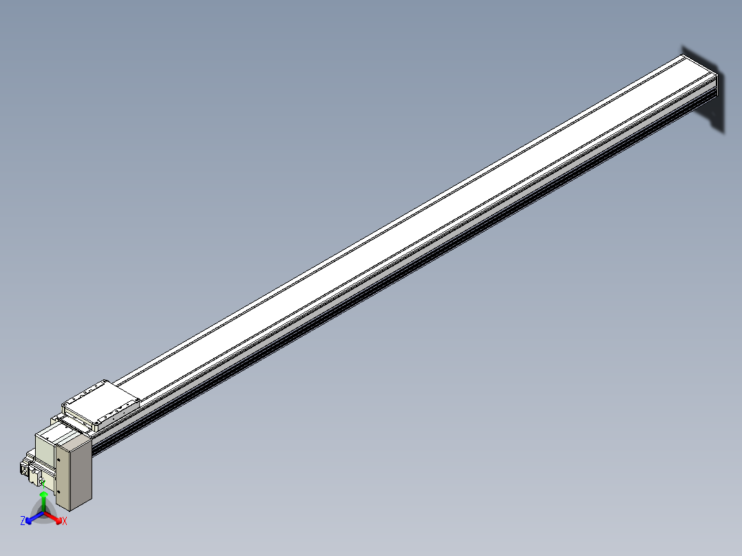 同步带全封闭直线模组TPA-HCB-105D-90-L1600-RP-C-P20-N3正等轴测图