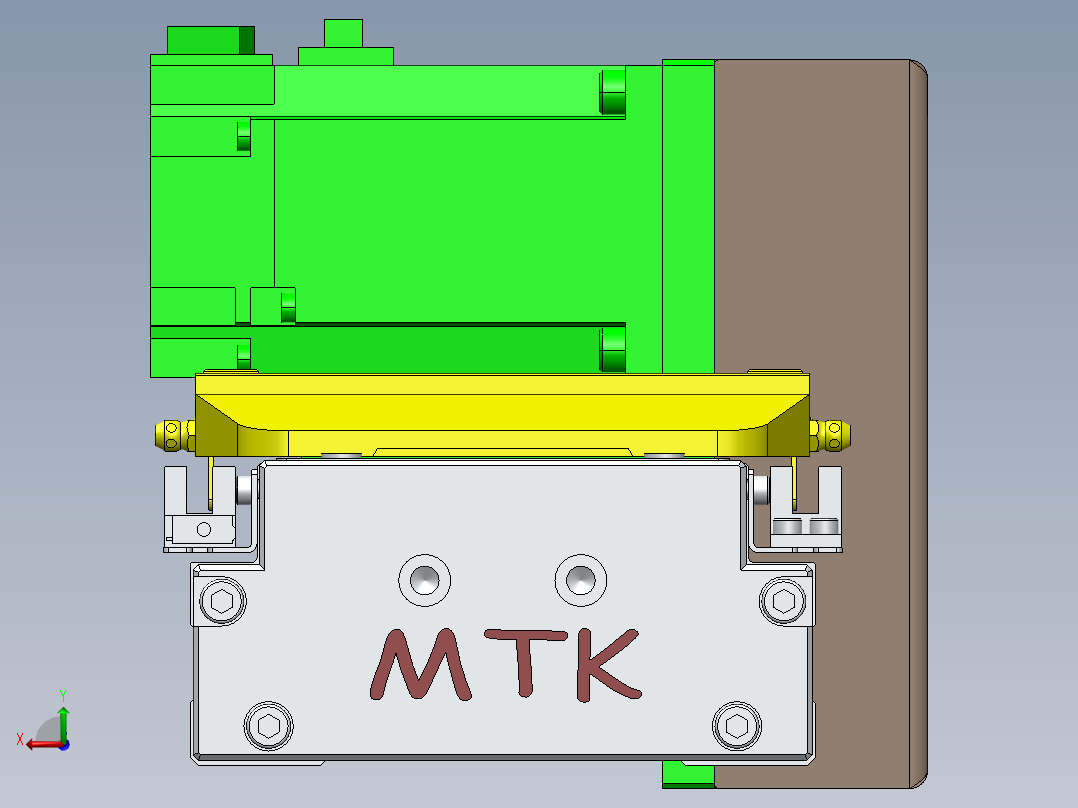 GTA内嵌同步带全封闭GTA12-LU-400W后视图