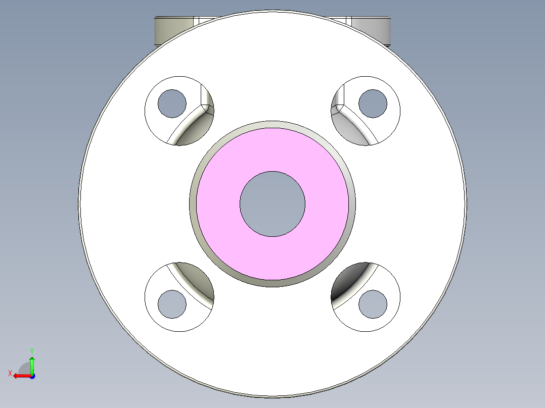 管道手动球阀-水管开关阀-手动阀门User Library-MD52C150DN15-2_MD52C150DN15.BP后视图