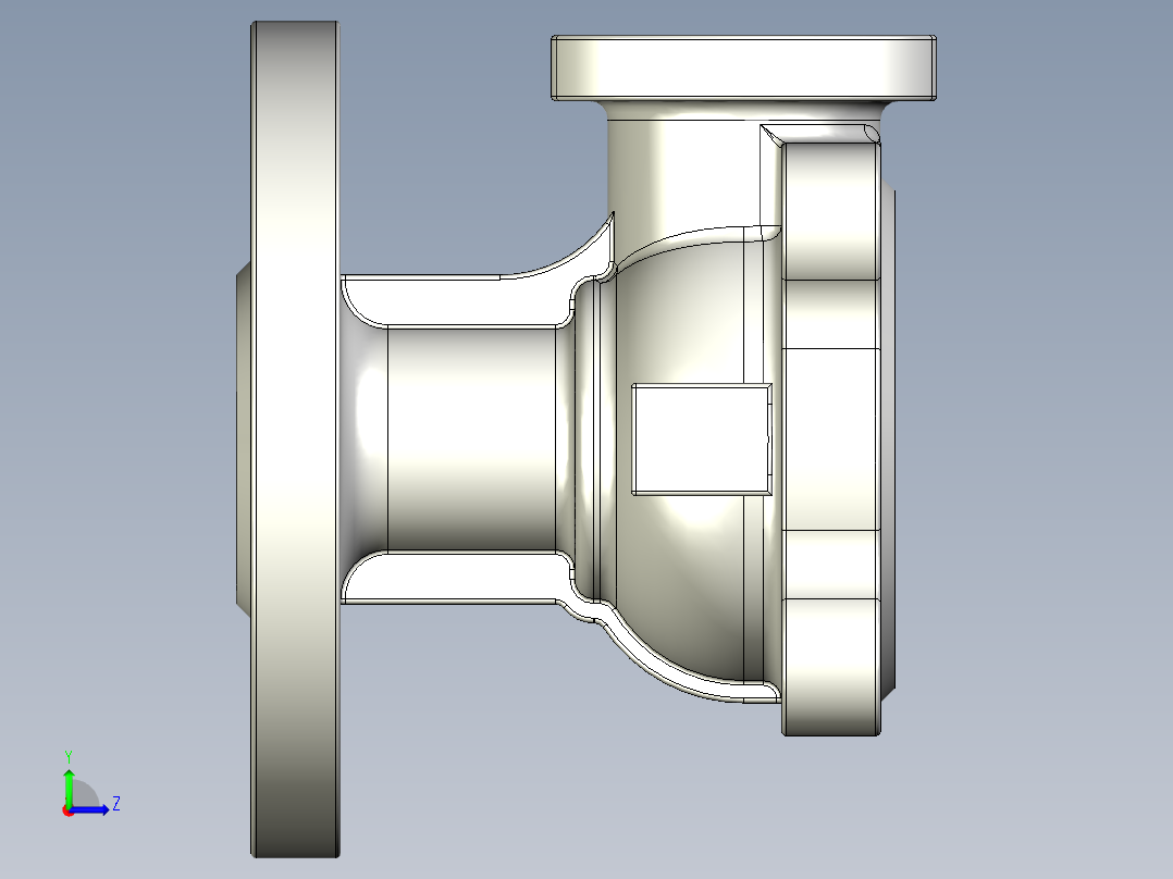 管道手动球阀-水管开关阀-手动阀门User Library-MD52C150DN15-2_MD52C150DN15.BP左视图