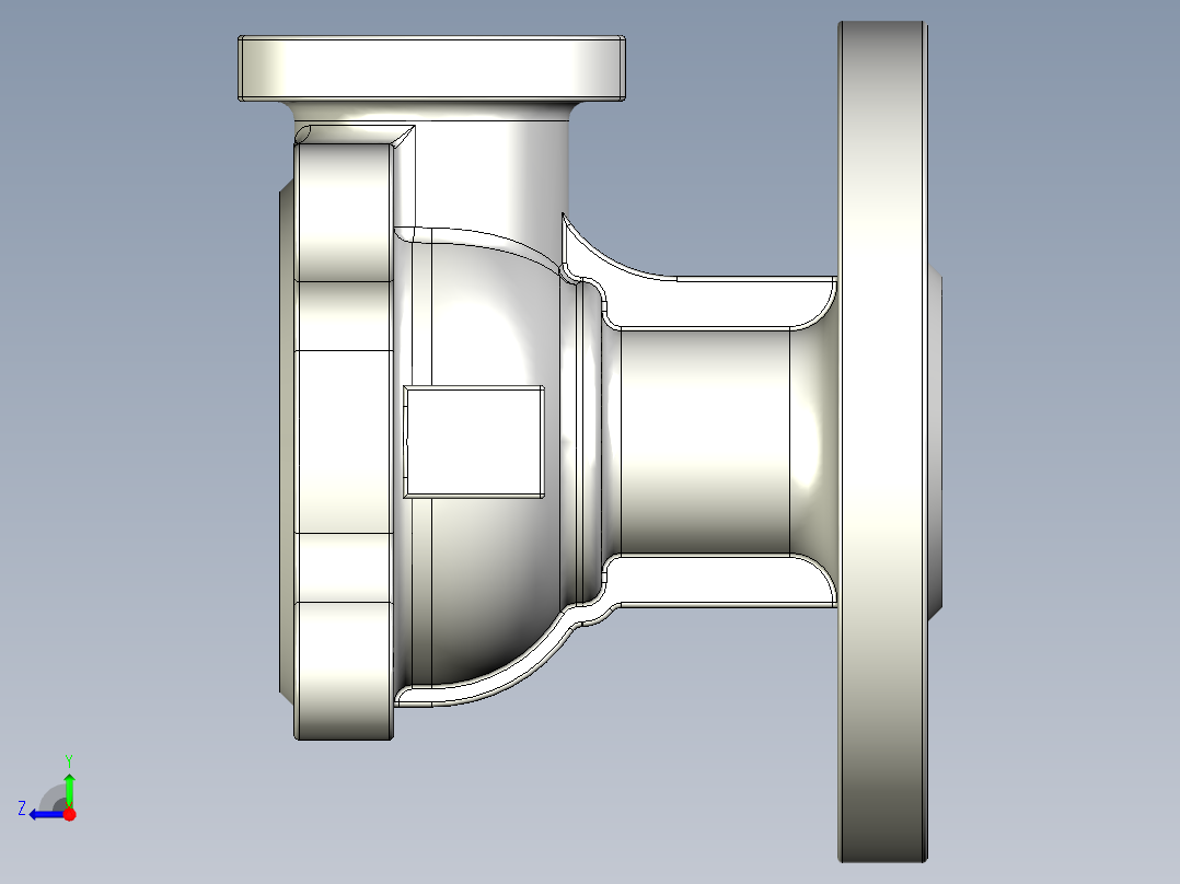管道手动球阀-水管开关阀-手动阀门User Library-MD52C150DN15-2_MD52C150DN15.BP右视图