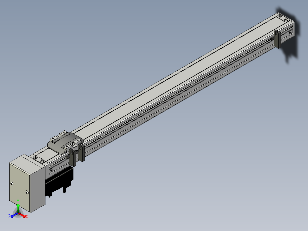 Toyo东佑达直线模组-ETH5-600-BM正等轴测图
