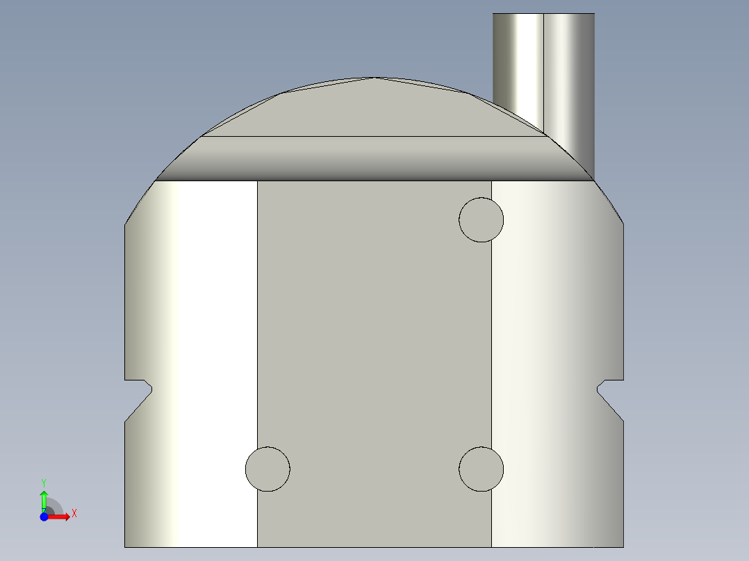 基恩士SL-C52H_kc图纸模型前视图