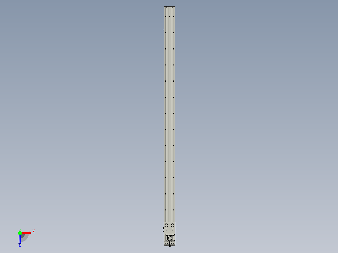东锦齿条传动DH136G-S2650-BU-减速机+P400W俯视图