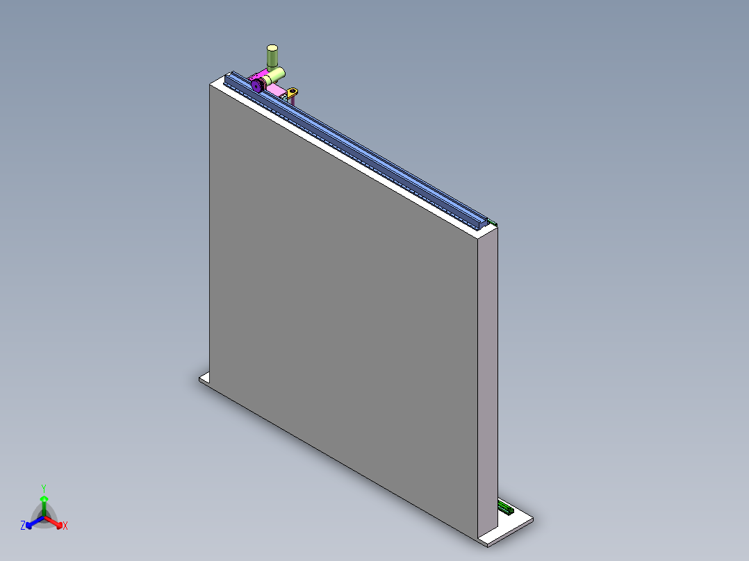 自动送药补药机正等轴测图