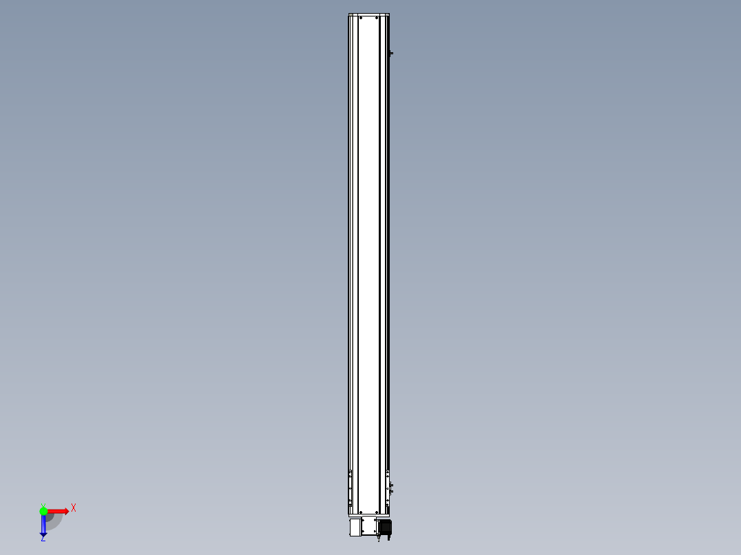 Toyo东佑达直线模组-ETB17-1800-LD俯视图