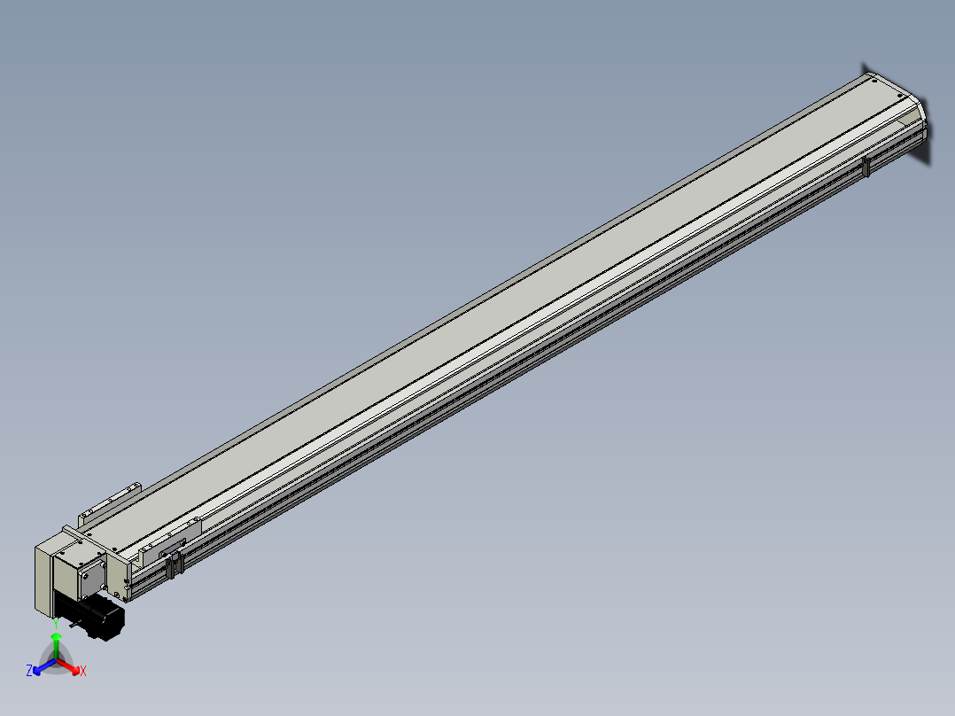 Toyo东佑达直线模组-ETB17-1800-LD正等轴测图