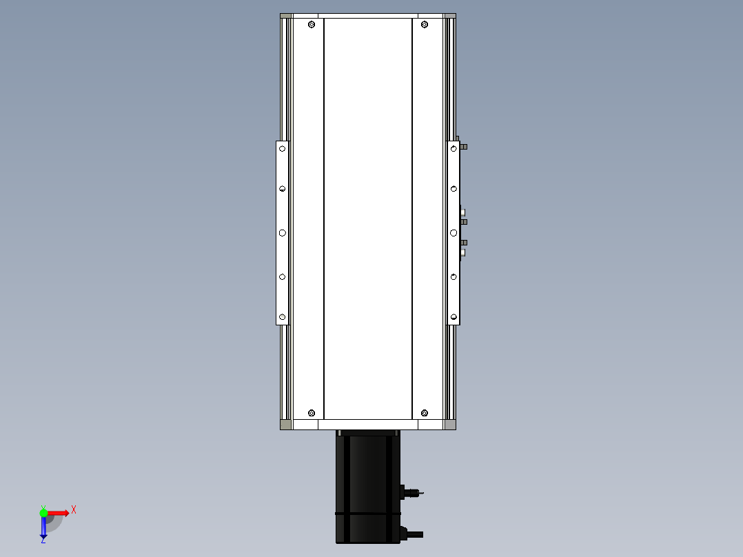 Toyo东佑达直线模组-ETH22-100-BC-750W俯视图