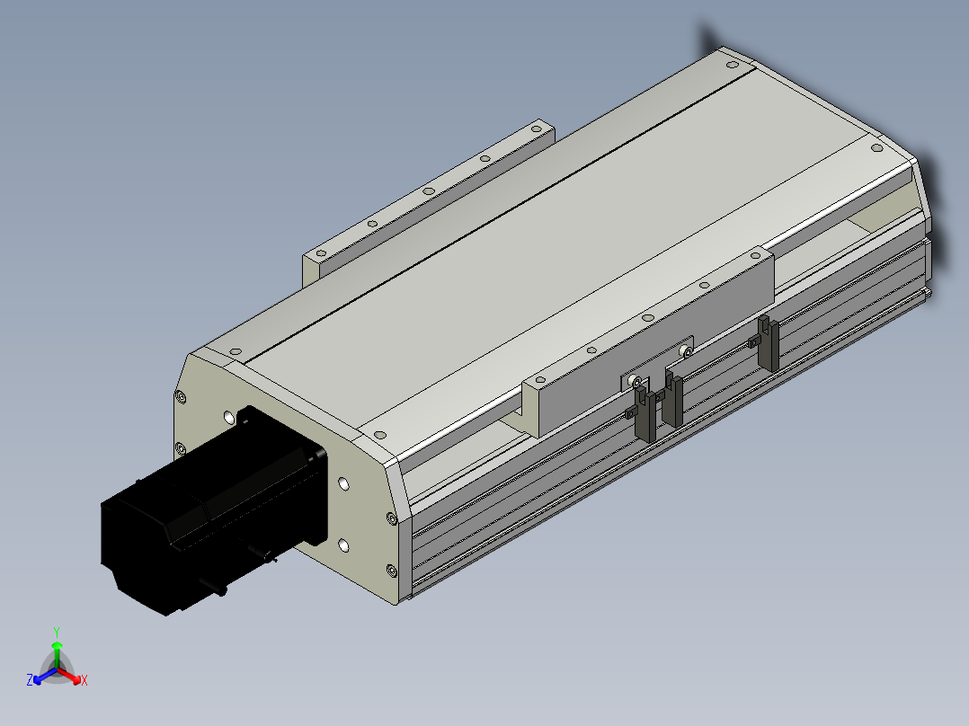 Toyo东佑达直线模组-ETH22-100-BC-750W正等轴测图