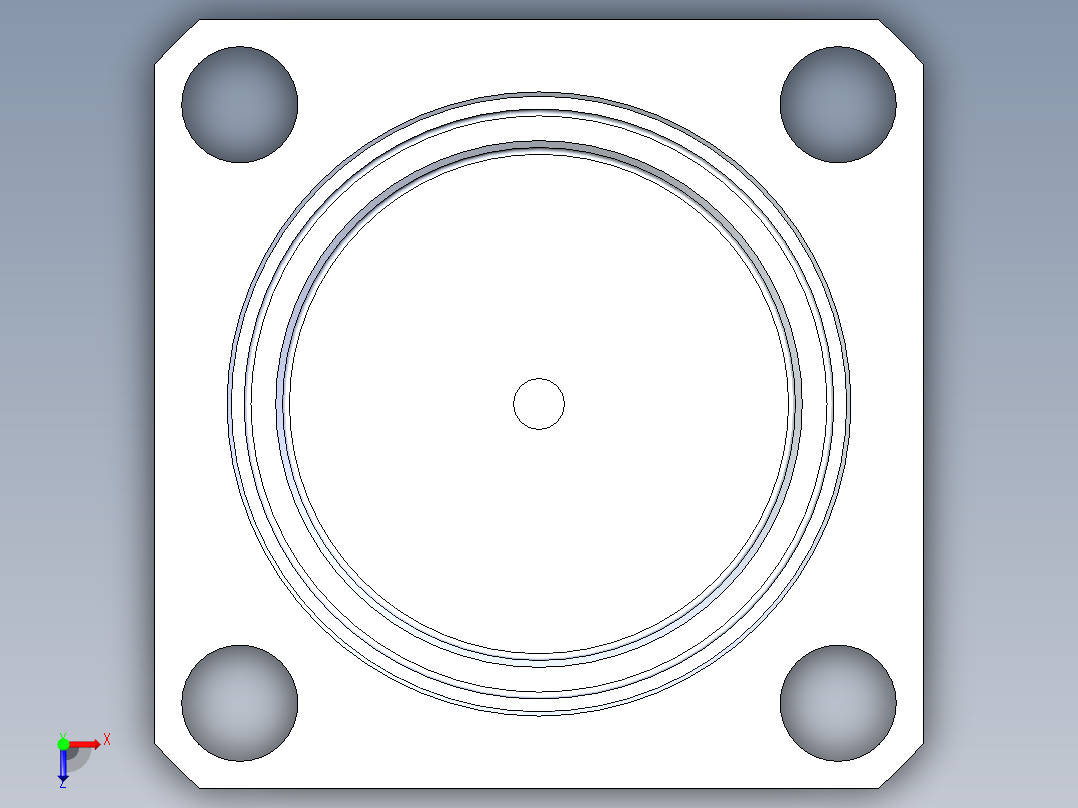 KOSMEKLZ0360-SQ多系列多零件图纸模型多系列多零件图纸模型俯视图